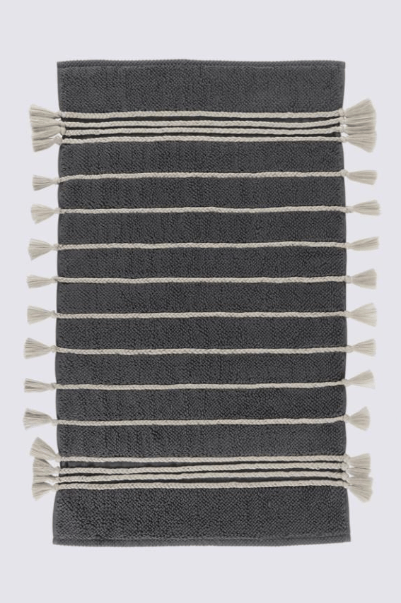 Ecocotton Karnella Pamuk 60x100 Cm Antrasit Banyo Paspası