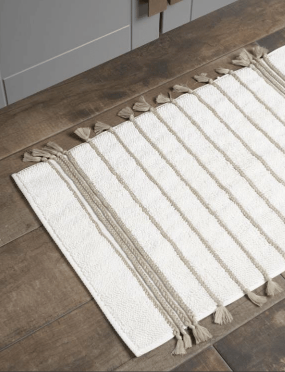 Ecocotton Karnella Pamuk 60x100 Cm Krem Banyo Paspası