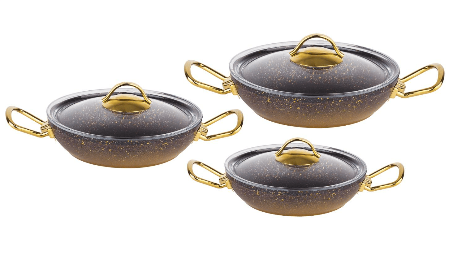 Oms Gold Granit 6 Parça Sahan Seti