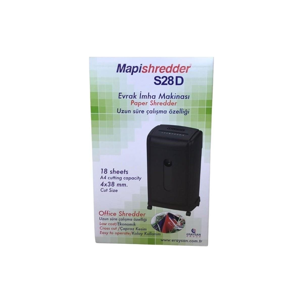 MAPİSHREDDER S28 D EVRAK İMHA MAKİNESİ