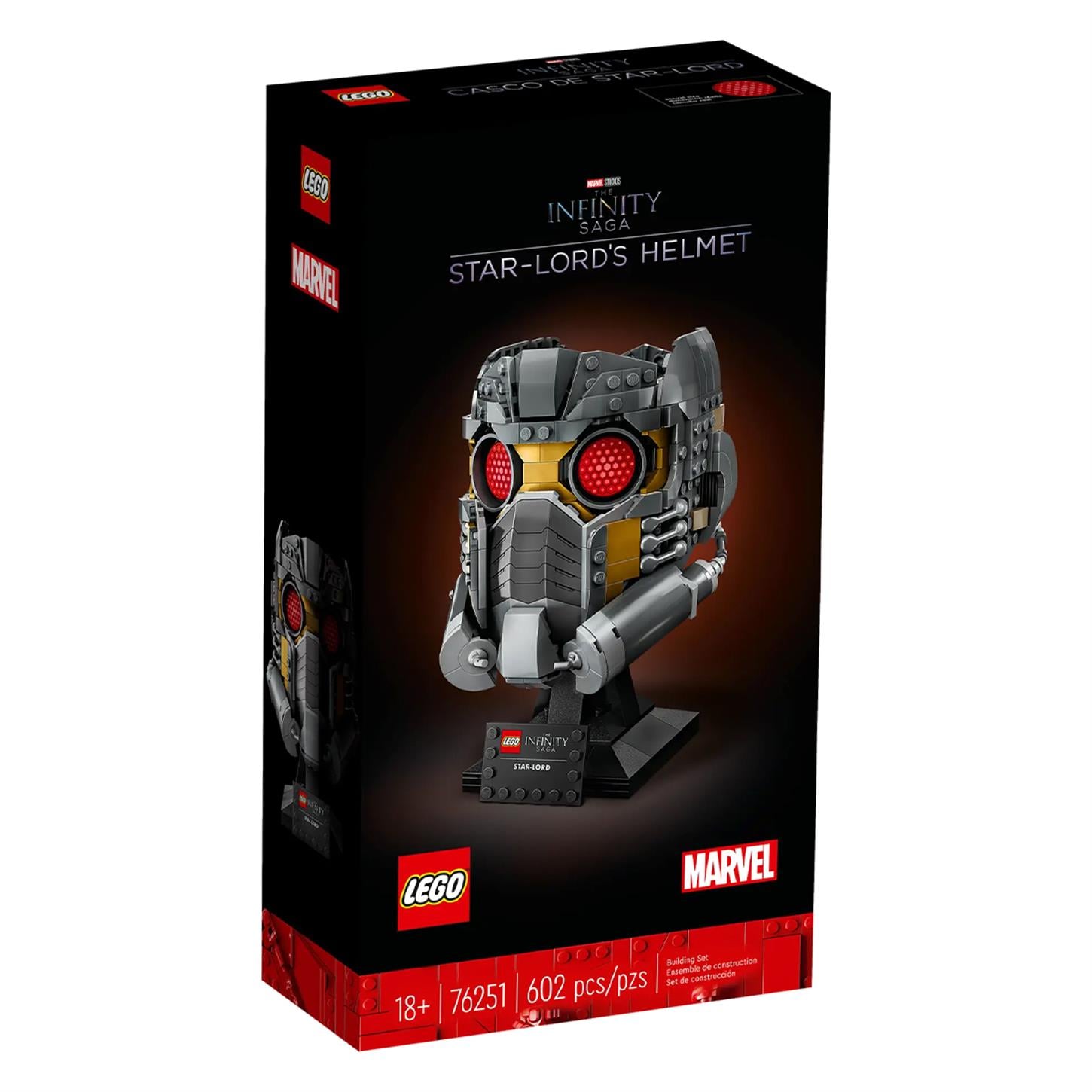 Lego Marvel Star-Lordun Kaskı 602 parça +18 yaş 76251