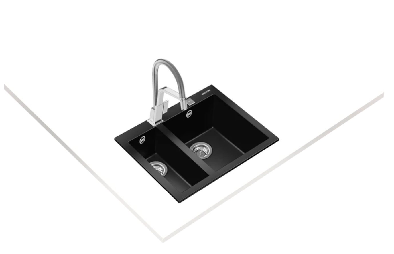 Teka ForSquare 590 Çift Hazneli Tegranite+ Eviye 115260019