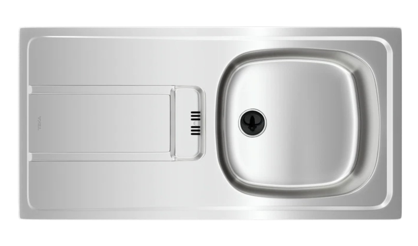 Teka Gravity 1 Hazneli 1 Damlalıklı Paslanmaz Çelik Eviye 115120043