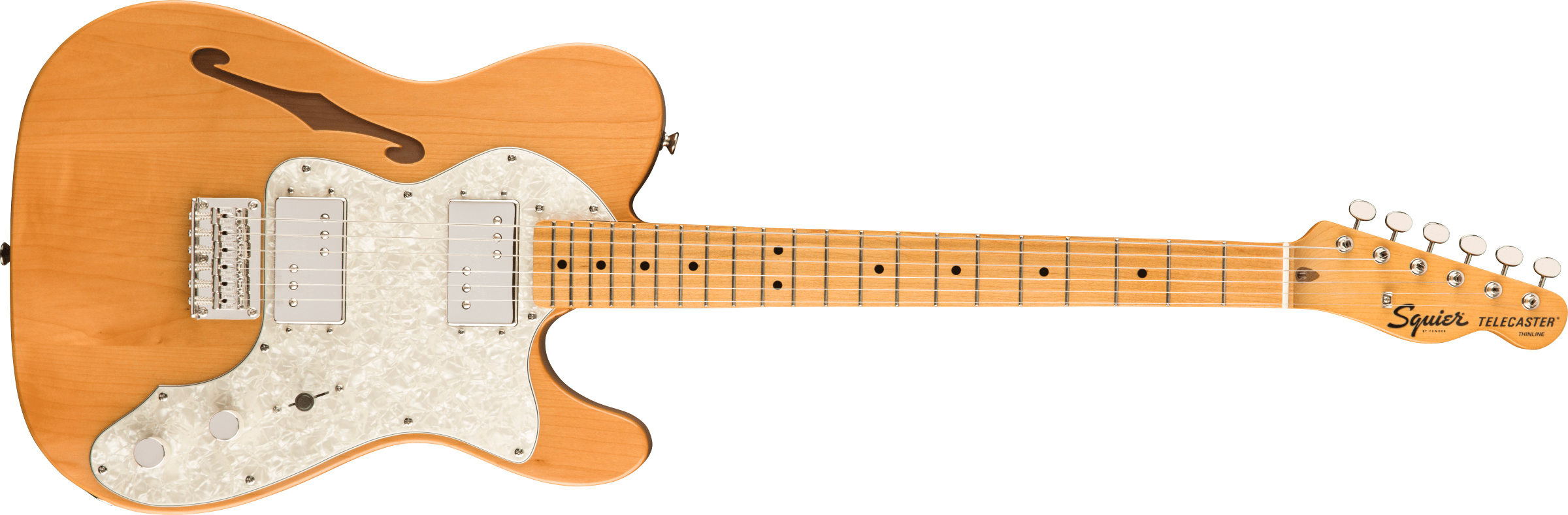 Squier Classic Vibe 70s Telecaster Thinline Akçaağaç Klavye