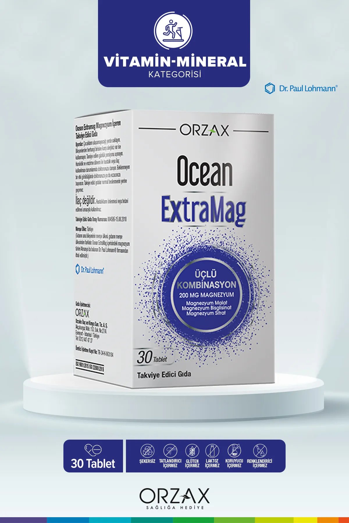その他 maggy Orzax Ocean ExtraMag Üçlü Magnezyum Kombinasyonu 60 Tablet - Ocean