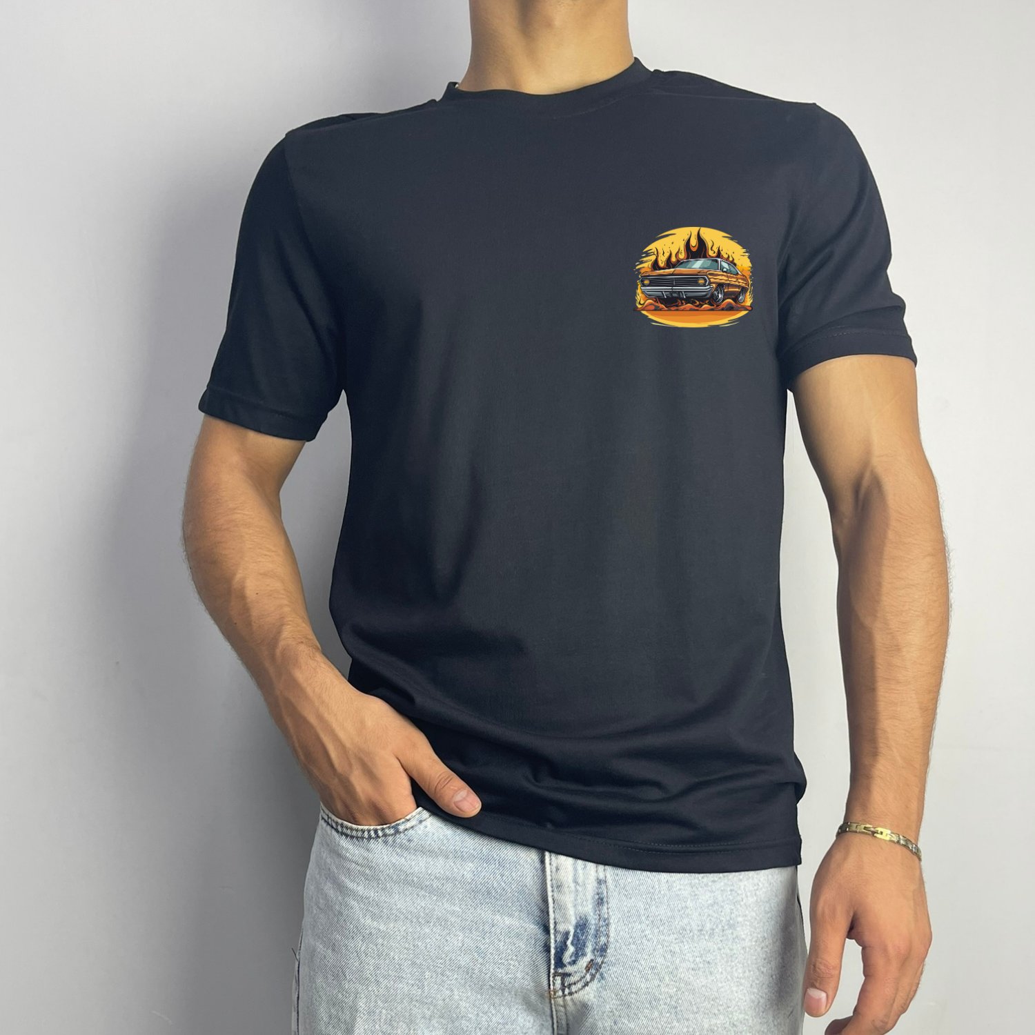 T shirt burning sale