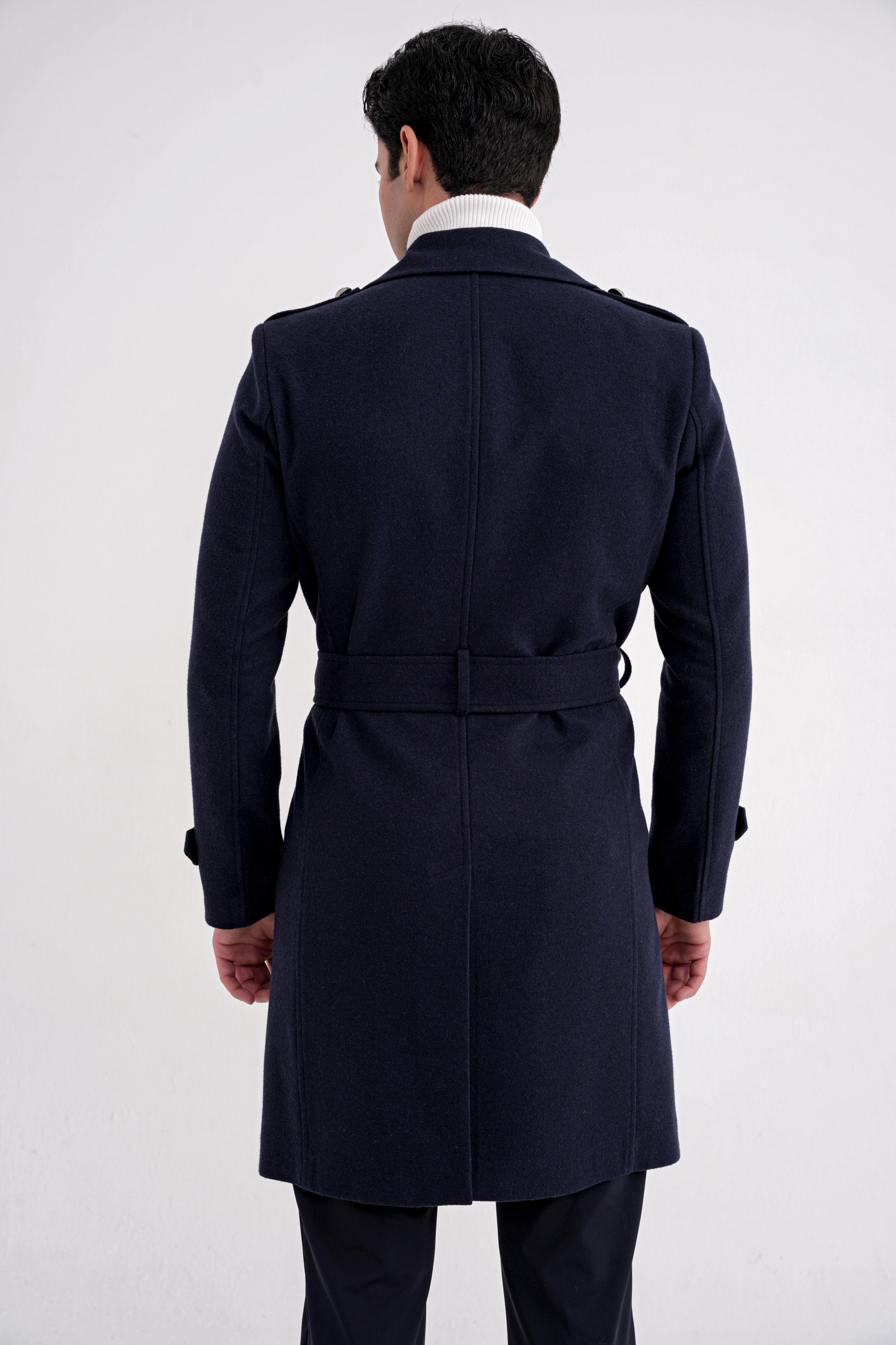 PLT 090 PALTO Comfort LACİVERT | Efor Giyim
