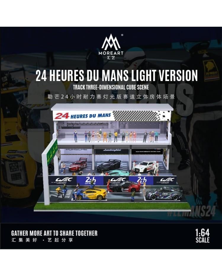 MoreArt 1:64 Le Mans 24-hour endurance race lighting version track