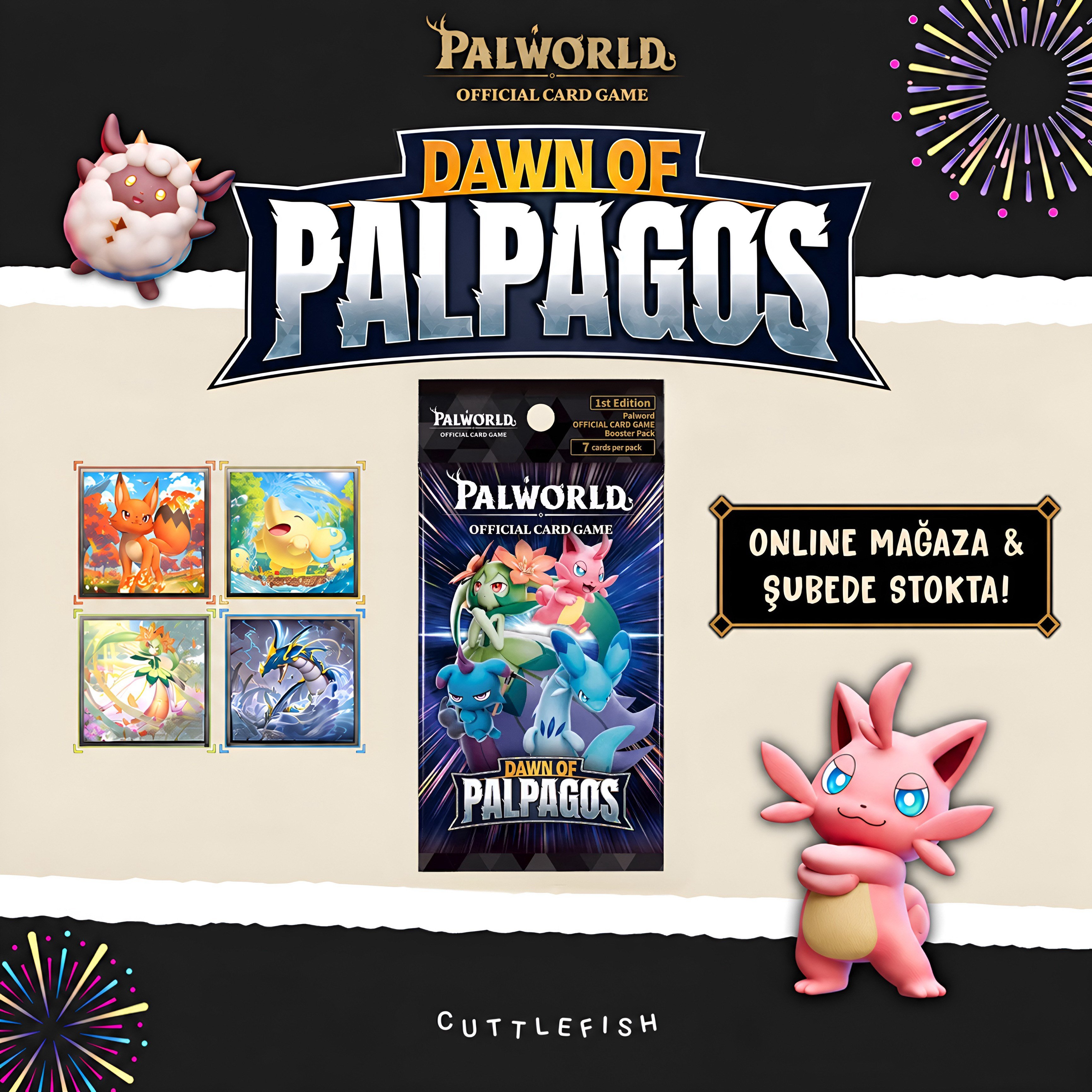 Palworld Official Card Game: Dawn of Palpagos - Booster Box 1st