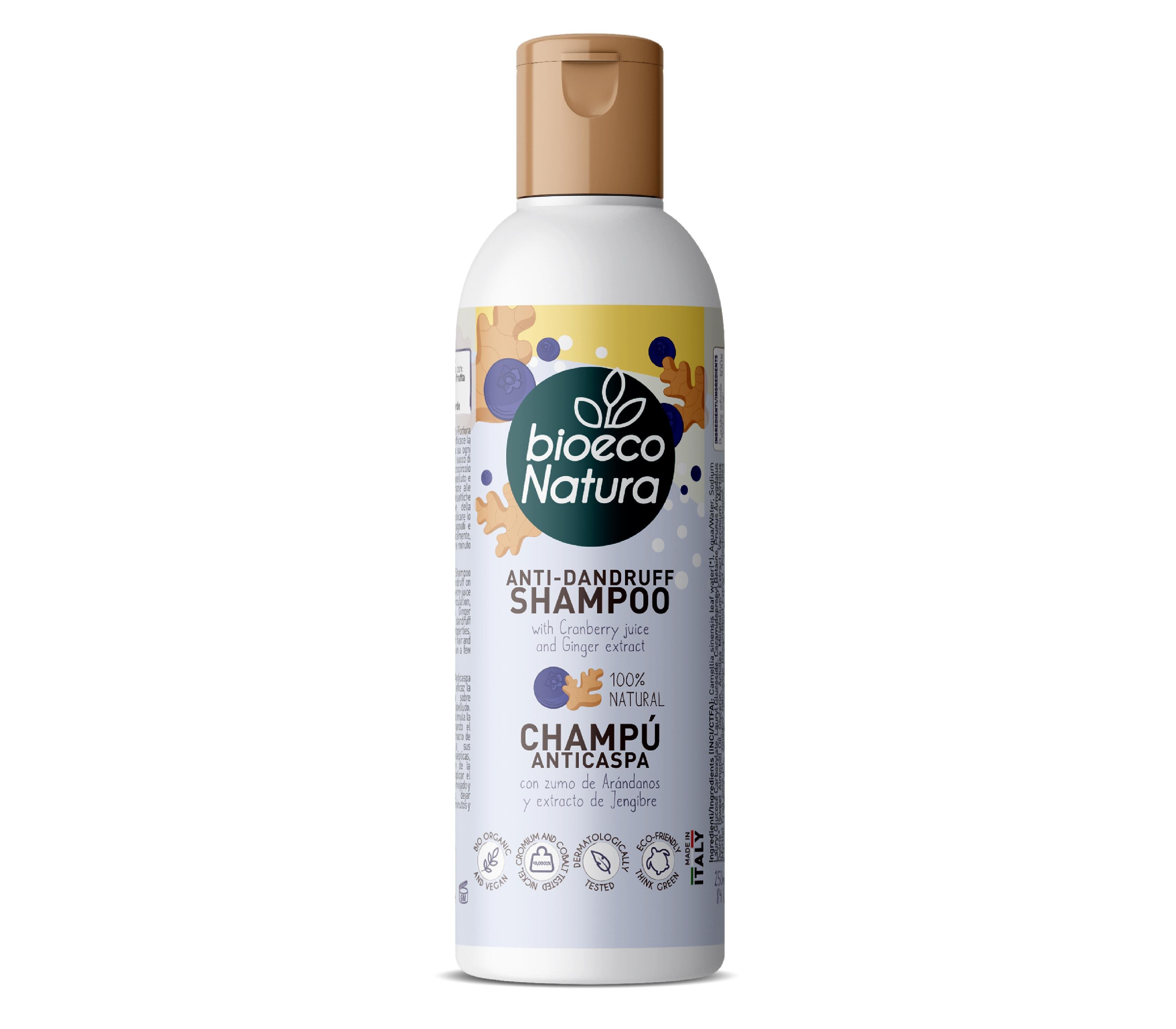 Yaban Mersini & Zencefil Özlü Kepek Karşıtı Doğal Şampuan | Bema