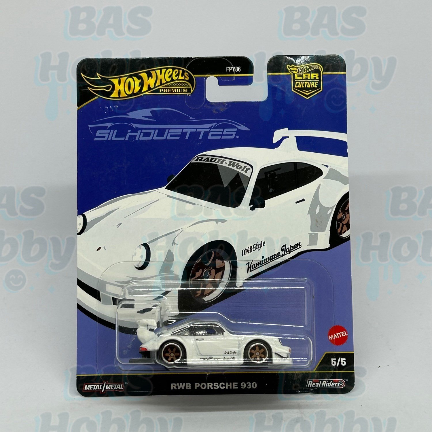 HATALI) Hot Wheels Premium Car Culture Silhouettes - RWB Porsche 930