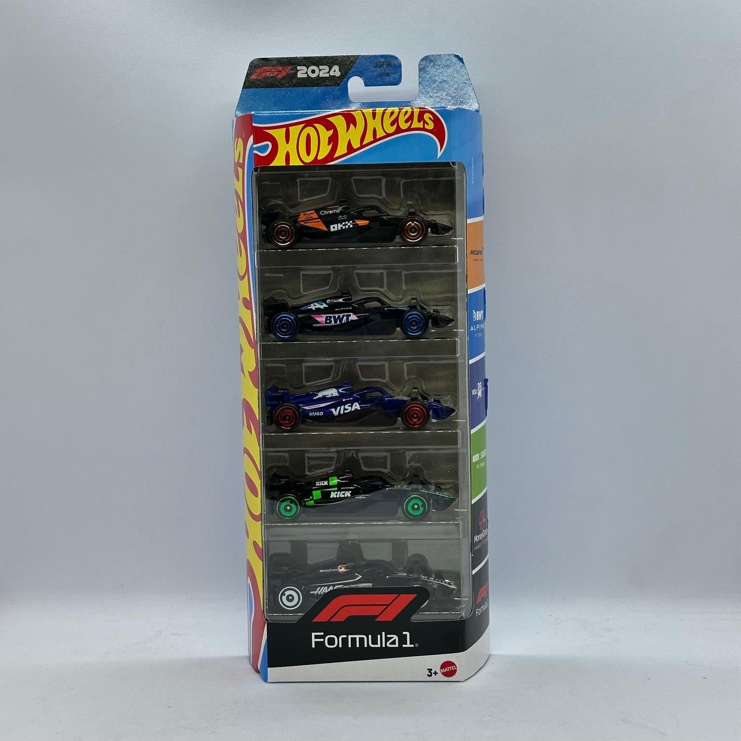 Hot Wheels 2024 F1 (Formula 1) 5 Pack