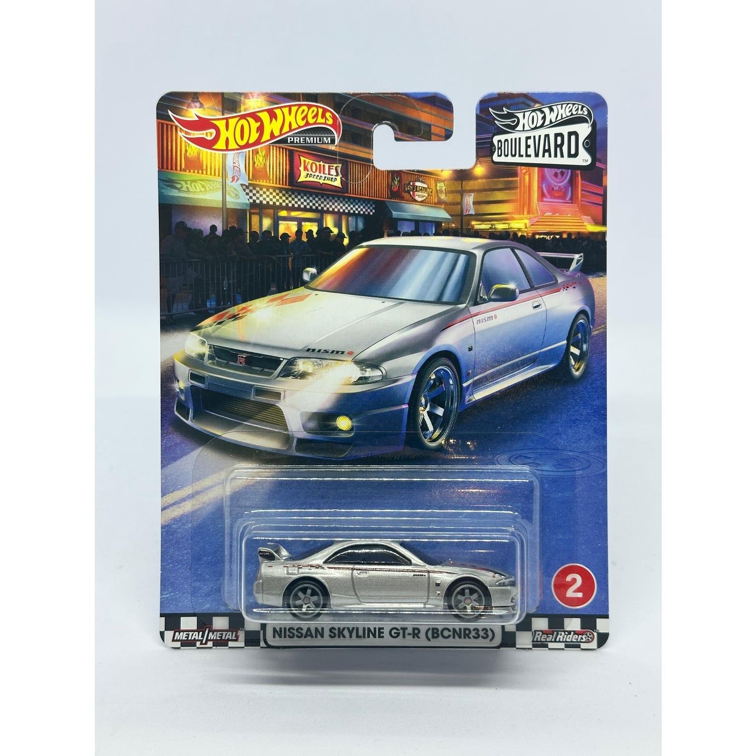 Hot Wheels Premium Boulevard No: 2 - Nissan Skyline GT-R (BCNR33)