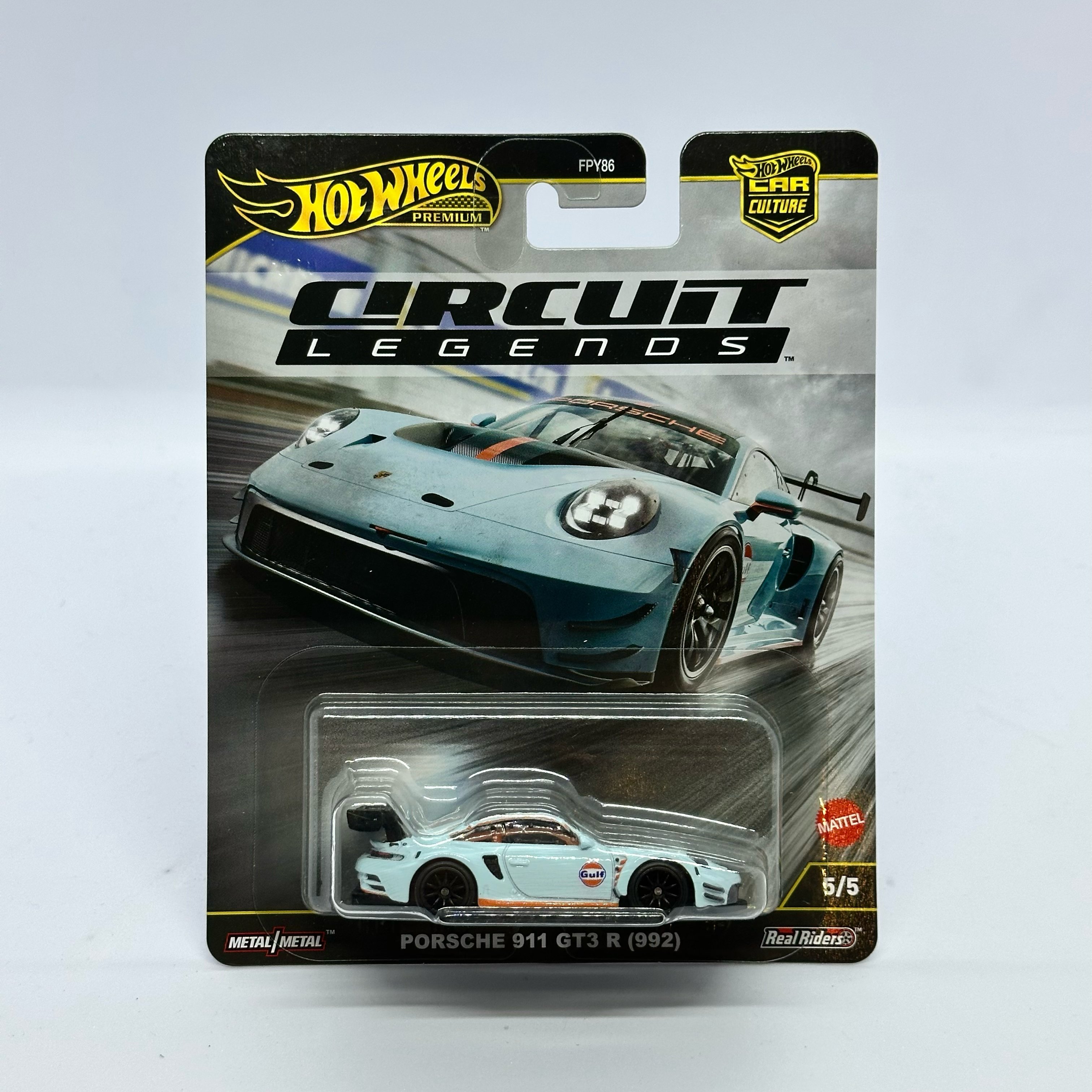 Hot Wheels Premium Circuit Legends - Porsche 911 GT3 R (992)