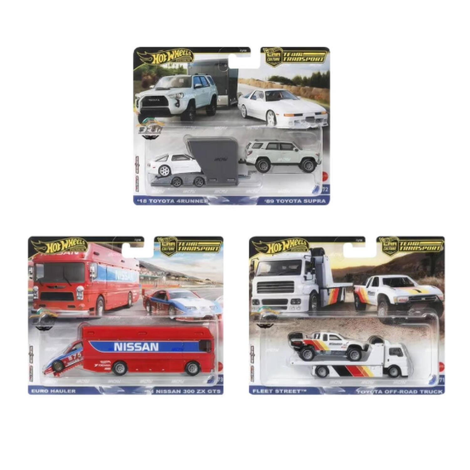 Hot Wheels Premium Team Transport Set - 2024 Mix-4