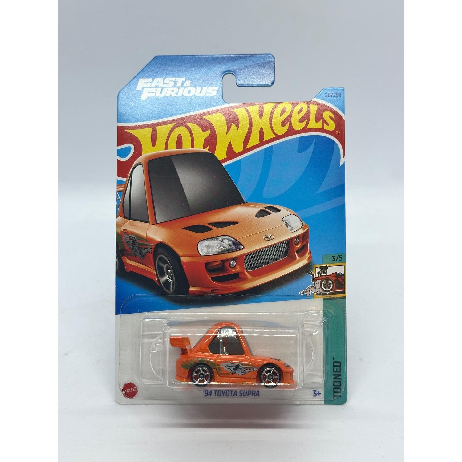 Hot Wheels Regular Uzun Kart Tooned - '94 Toyota Supra