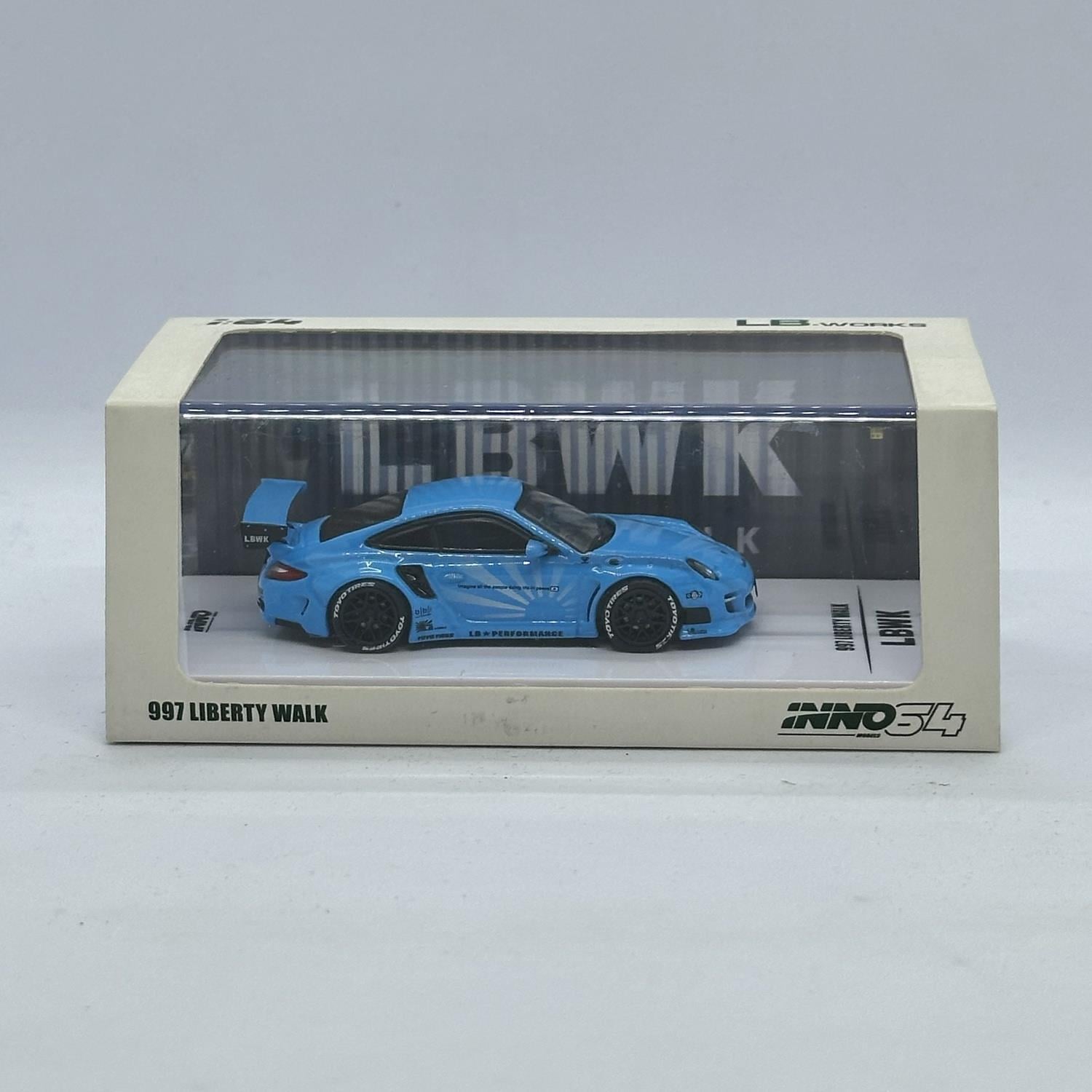 Jelatinsiz) INNO64 1/64 Porsche 911 997 Liberty Walk Zero Fighter
