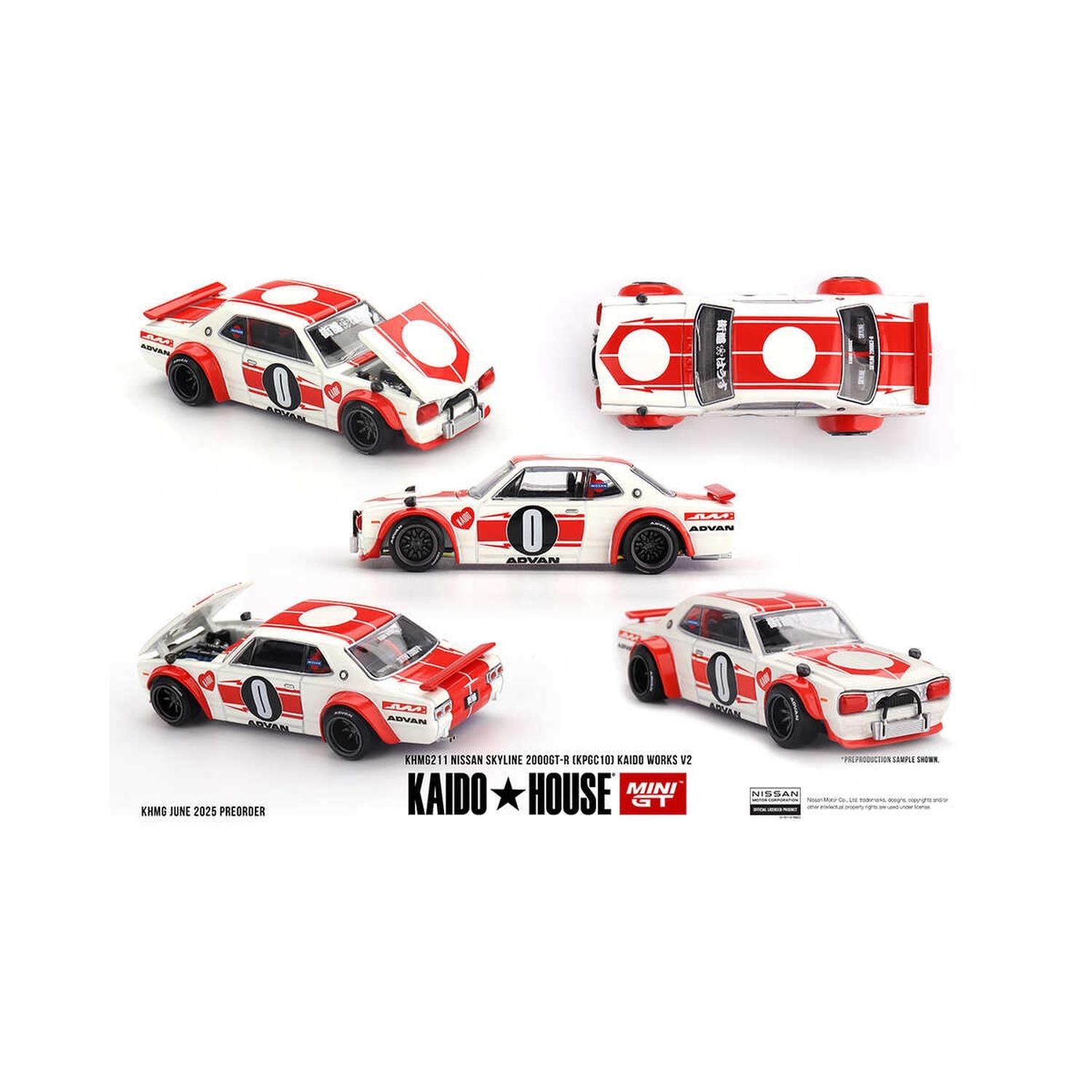 Mini GT 1/64 Kaido House x MINI GT Nissan Skyline 2000GT-R (KPGC10