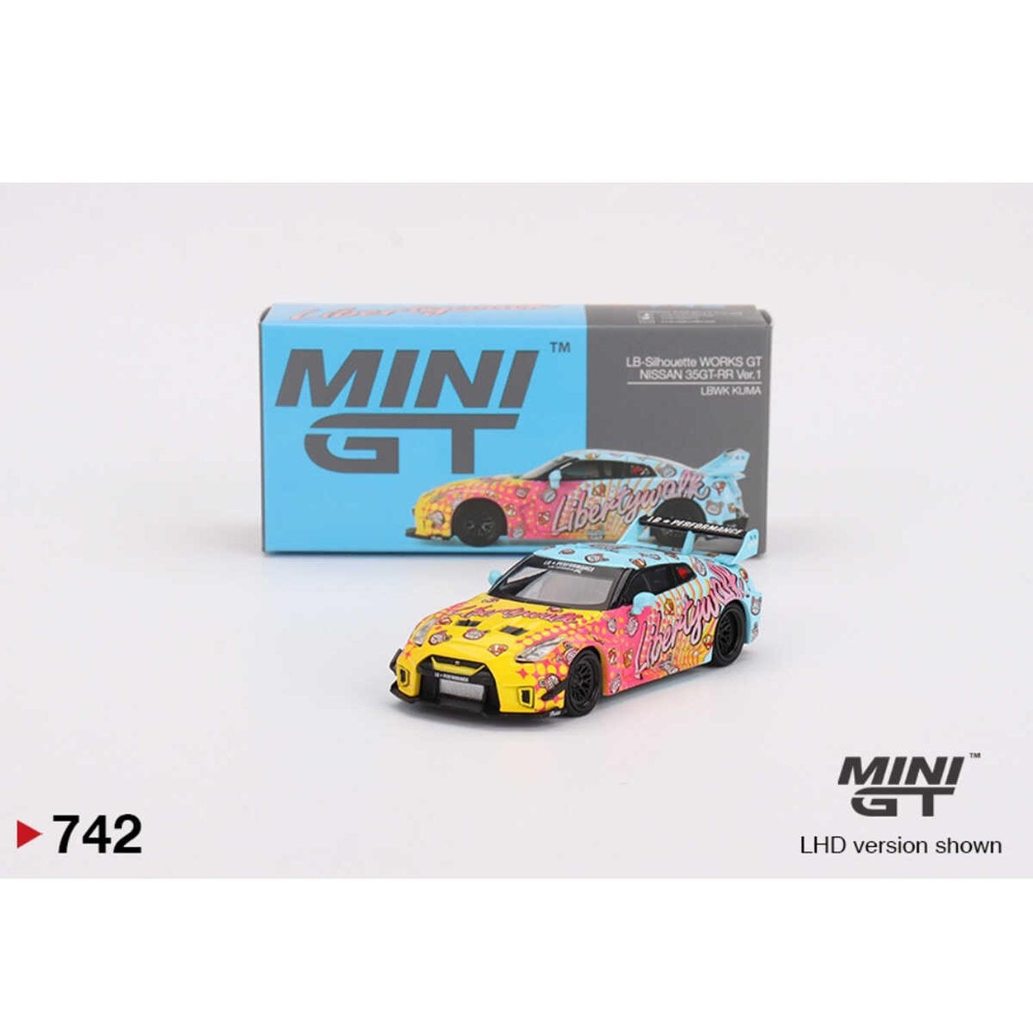 Mini GT 1/64 LB-Silhouette WORKS GT NISSAN 35GT-RR Ver.1 LBWK KUMA