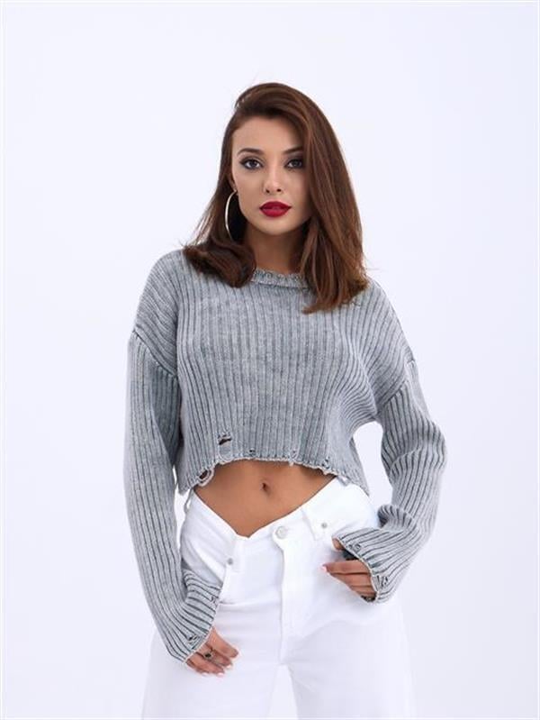 Cropped sweater wholesale sale