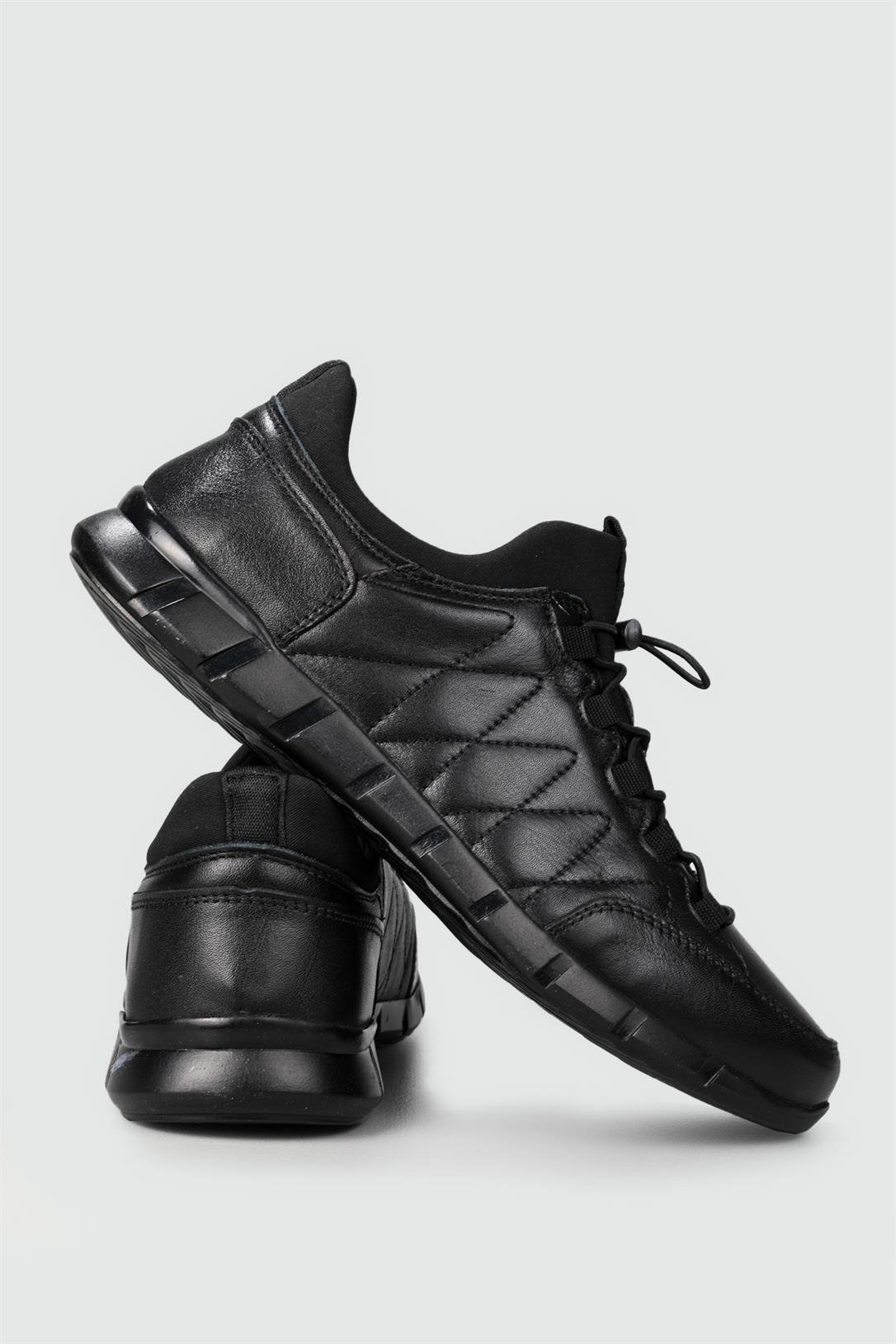 Secure Deri Rahat Comfort Siyah Nubuk Erkek Ayakkabı 2018 | Ayakkabı City