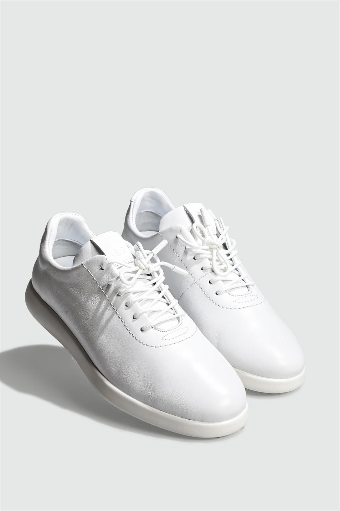 Greyder Günlük Deri Beyaz Kadın Spor Ayakkabı 32250 | Ayakkabı City