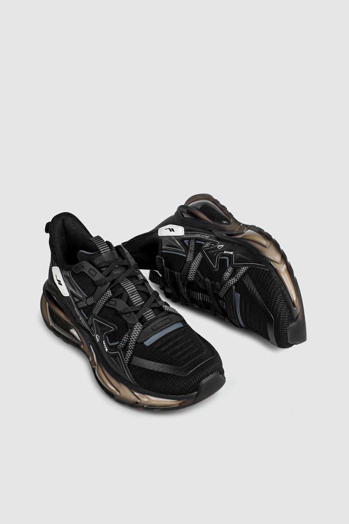 Lescon Günlük Koşu Yürüyüş Siyah Erkek Spor Ayakkabı MERCURY-3 | Ayakkabı  City