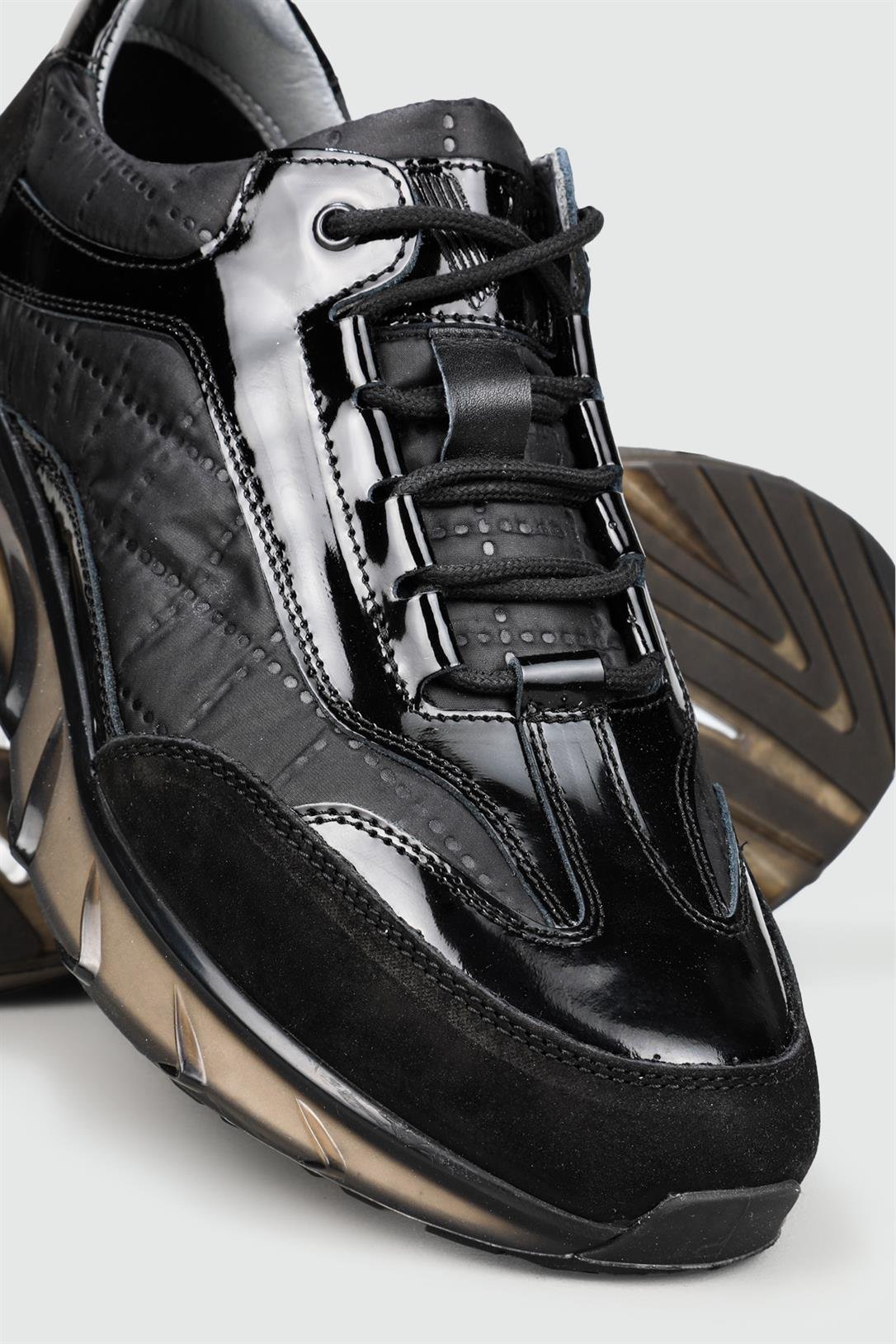 Voyager Hakiki Deri Rahat Comfort Siyah Rugan Erkek Ayakkabı 6017-1-Y |  Ayakkabı City
