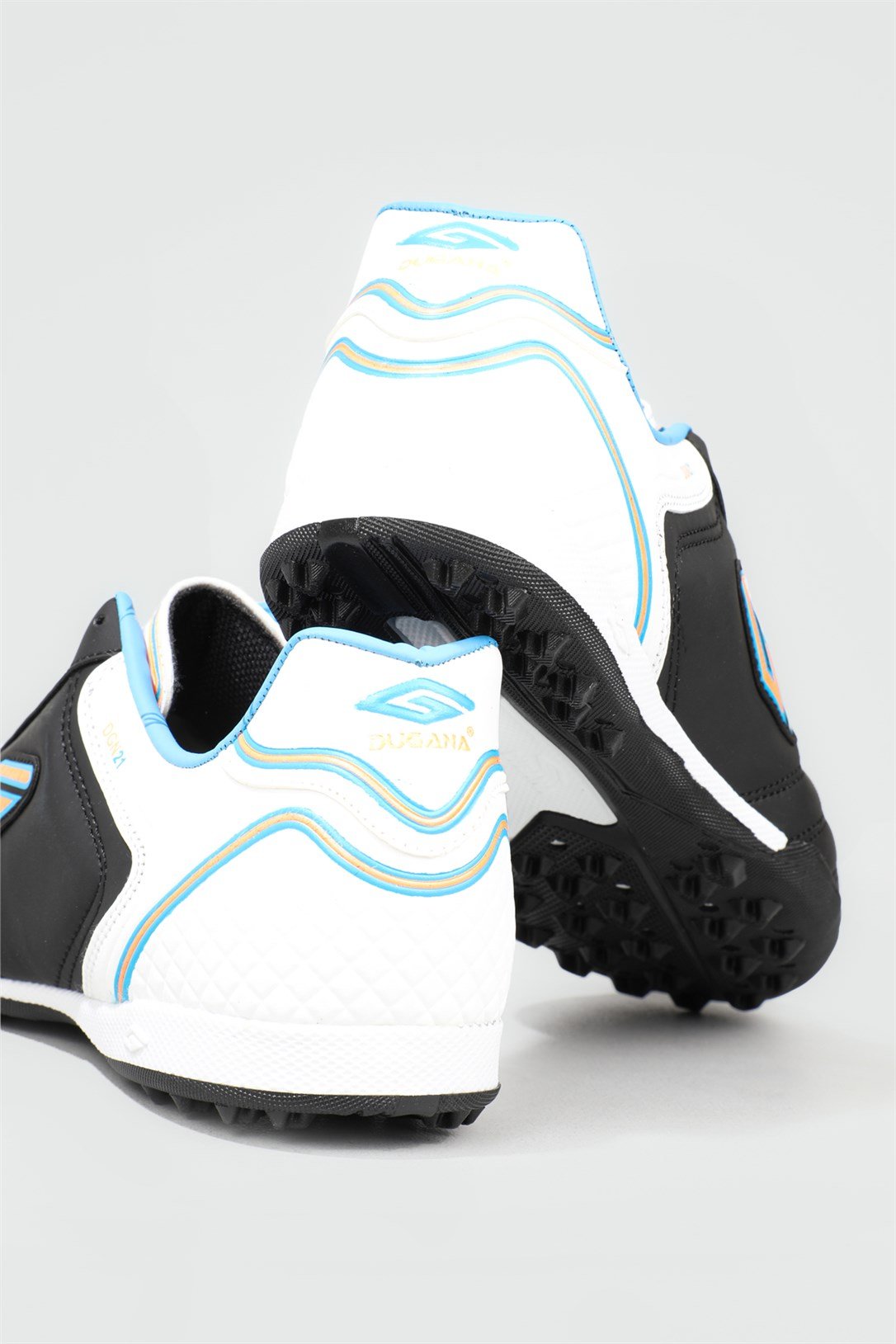 Dugana Halı Saha Siyah Beyaz Erkek Spor Ayakkabı 2101 | Ayakkabı City