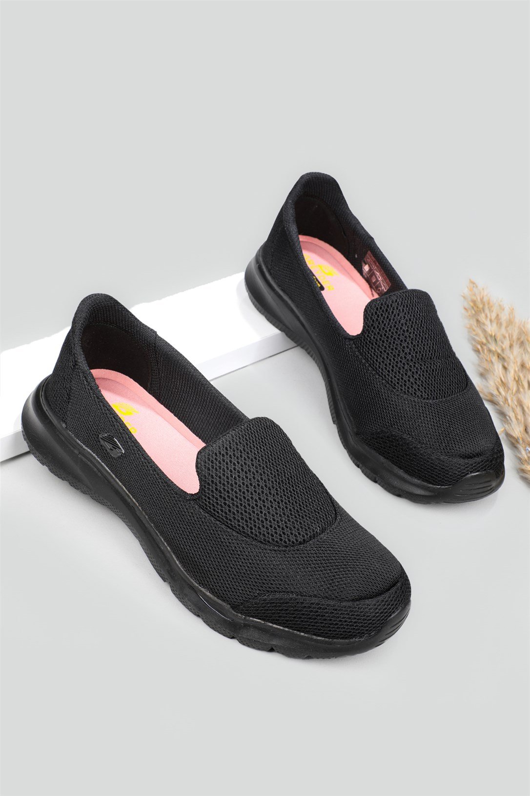 Greyder Nefes Alır Rahat Sıyah Kadın Spor Ayakkabı 57730 | Ayakkabı City