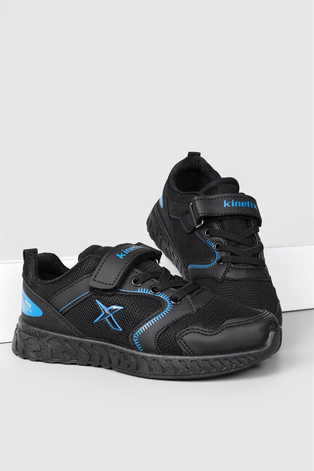 Kinetix Nefes Alır Rahat Siyah Sax Çocuk Spor Ayakkabı FEXER | Ayakkabı City