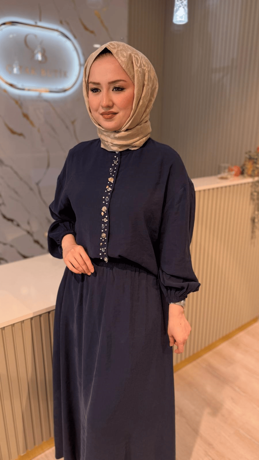 PUANE 14434 ETEKLİ TAKIM - NAVY