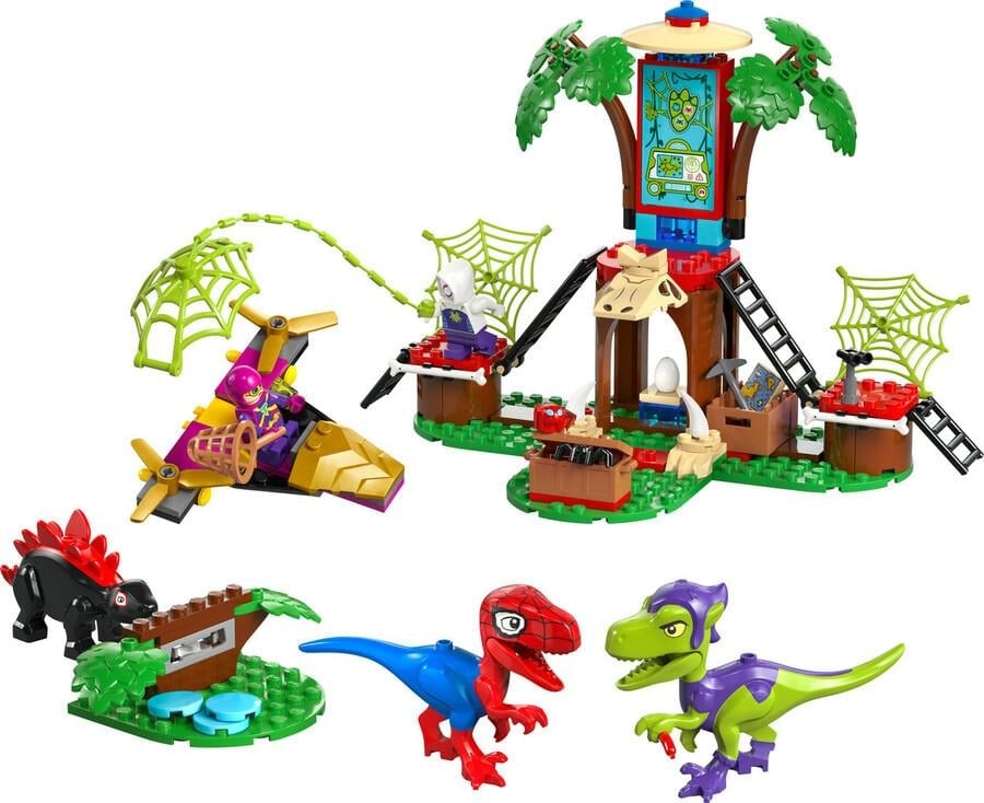 LEGO MARVEL SPIDEY VE INANILMAZ ARKADASLARI AGAC EV KARARGAHINDA SPIDEY VE GOBBYNIN RAPTOR SAVASI 1 Diğer LSS11200
