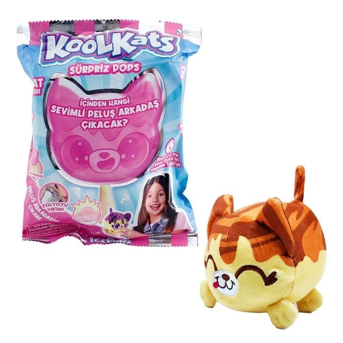 POPSです Ice Pops Koolkats Sürpriz Peluş Kedi 2411001