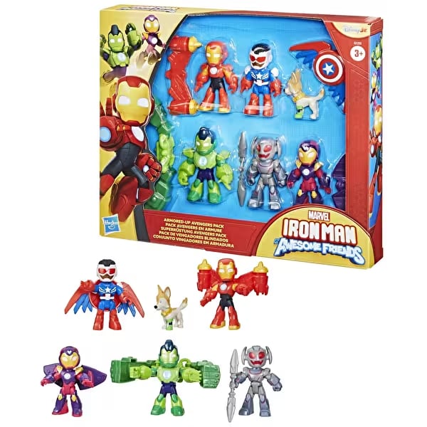 Marvel Iron Man ve Muhteşem Arkadaşları Zırhlı Yenilmezler Paketi