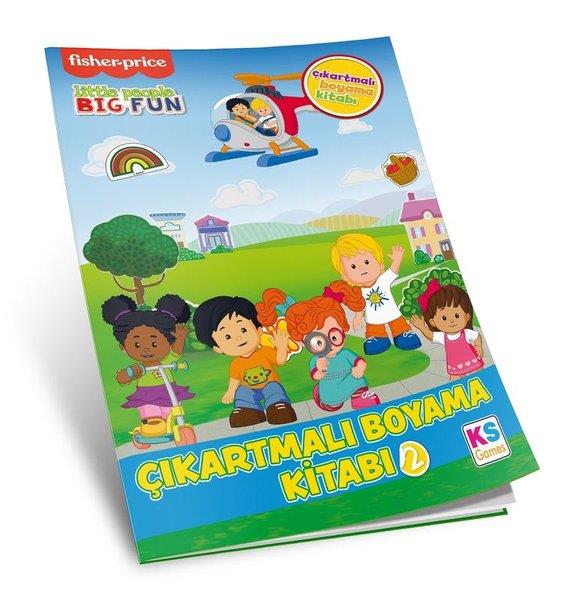 FP LITTLE PEOPLE COLORING STICKER BOOK 2 Diğer FP 13444