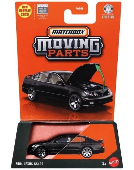 Matchbox Moving Parts 2004 Lexus GS400 FWD28-JHV27