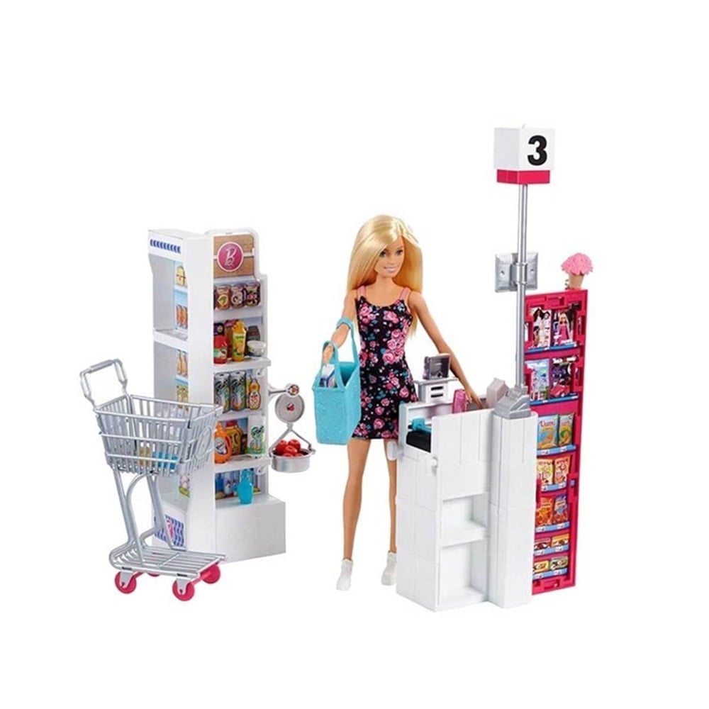 Barbie Supermarkette Oyun Seti Frp01