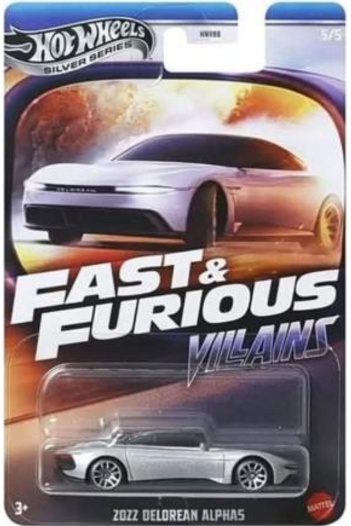 HOT WHEELS FAST & FURIOUS TEMALI ARABALAR 2022 DELOREAN ALPHA5 HNR88-JBY38 Diğer JBY38