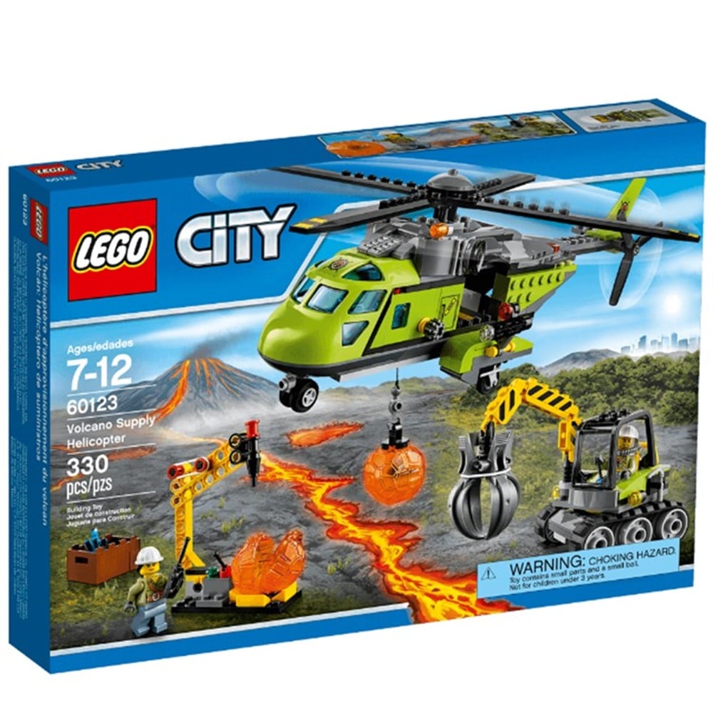 Lego City Volkan Malzeme Helikopteri 60123