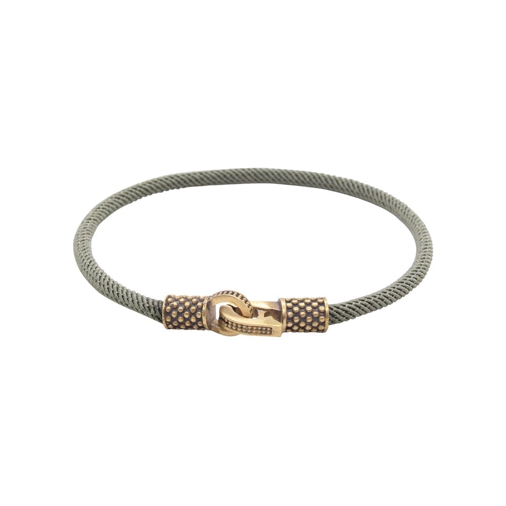 Leather Cool SeriesCMC1302Açık Yeşil Bronz İp Bileklik