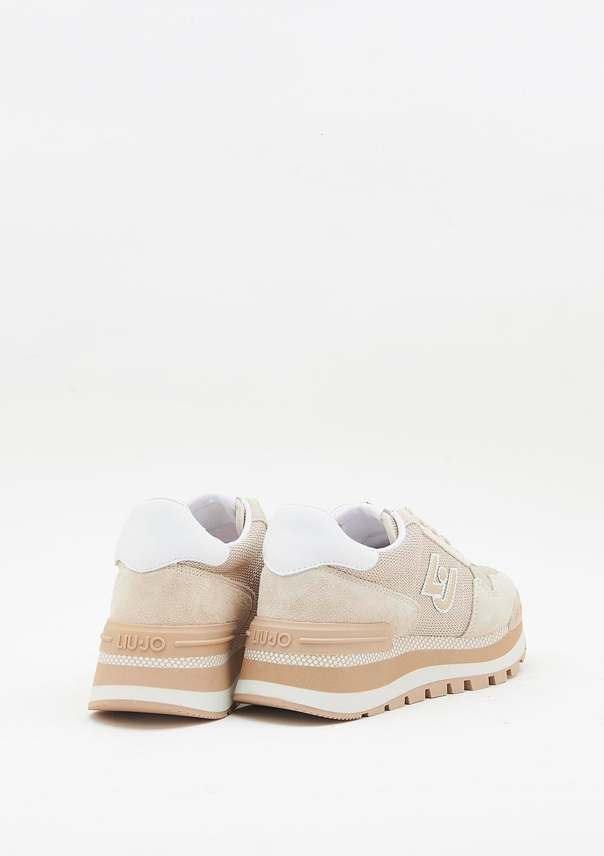 Liu Jo Amazing 16 Kad n Bej Suet Sneaker