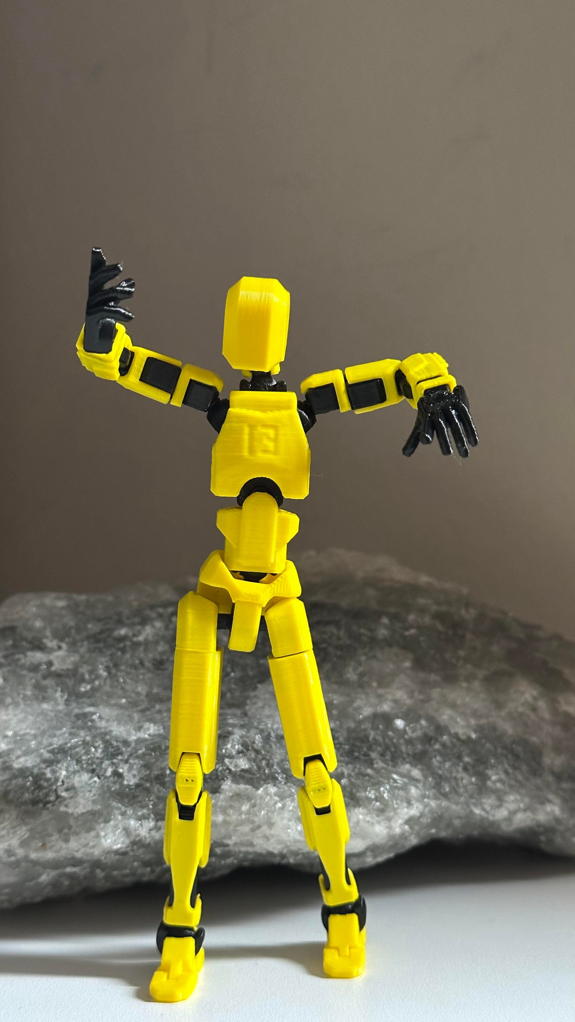 Lucky 13 Aksiyon Figürü Robot Oyuncak 13cm Sarı Siyah | Koleksiyon