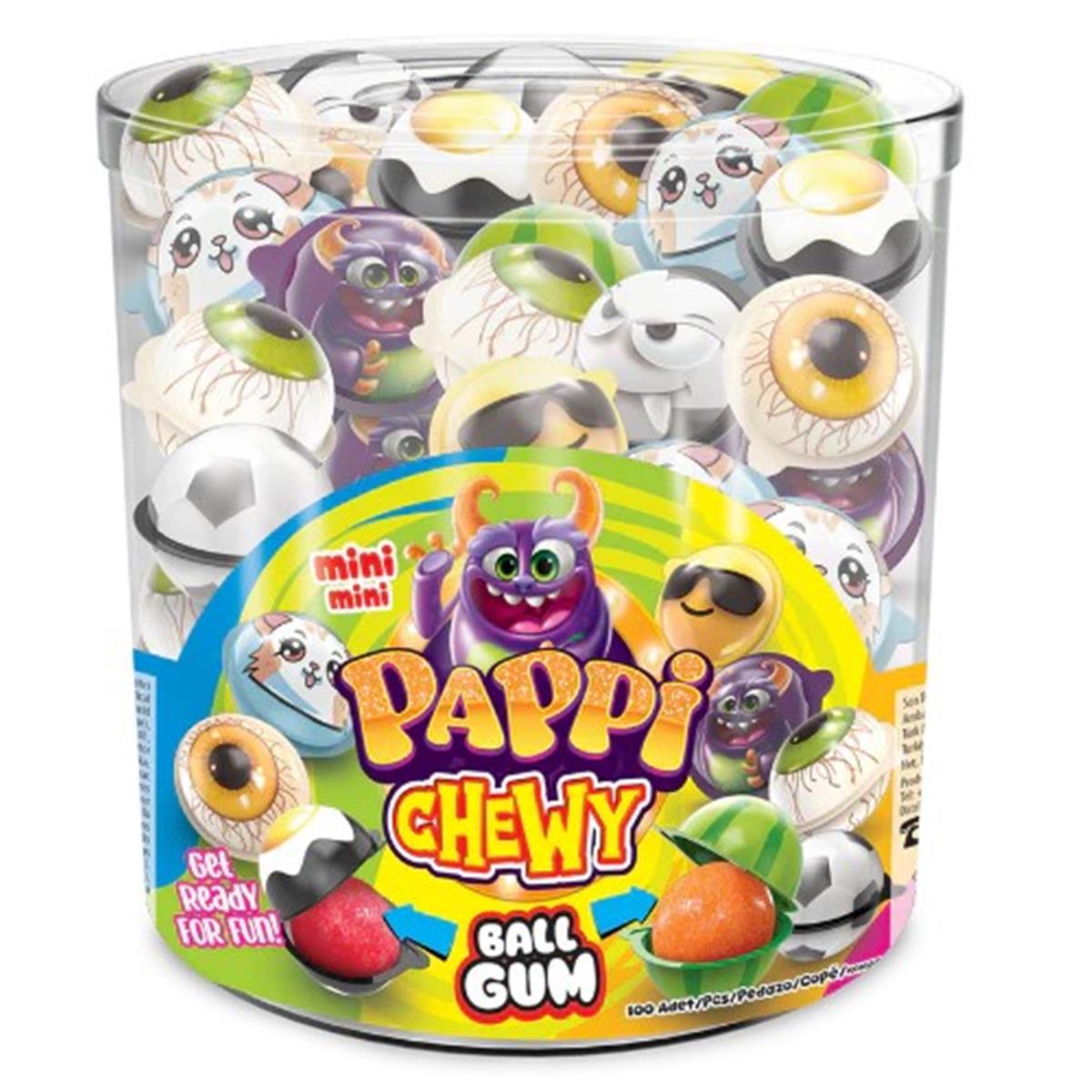 Toptan Pappi Göz Sakız 100 lü Paket - Pakettoptan