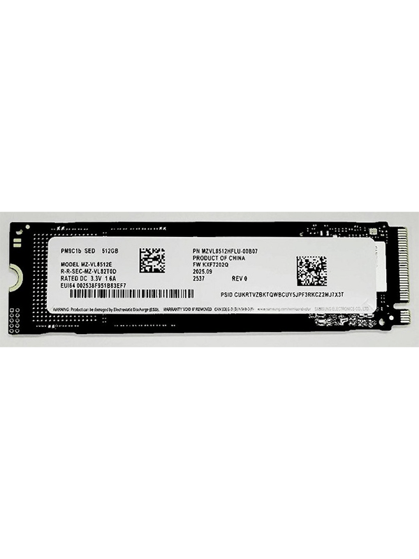 Samsung PM9C1b 512GB 2280 M.2 NVMe SSD - OEM [KUTUSUZ] | Per4mance