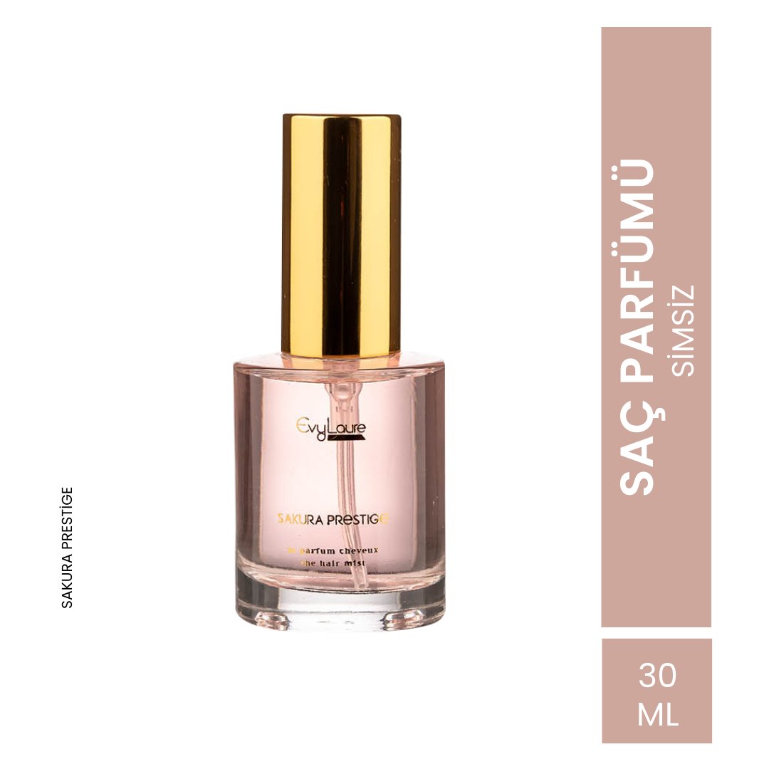 SAKURA MOISTURE ESSENCE 6本セット Sakura Prestige EvyLaure Kadın Saç Parfümü Hair Mist 30 ml