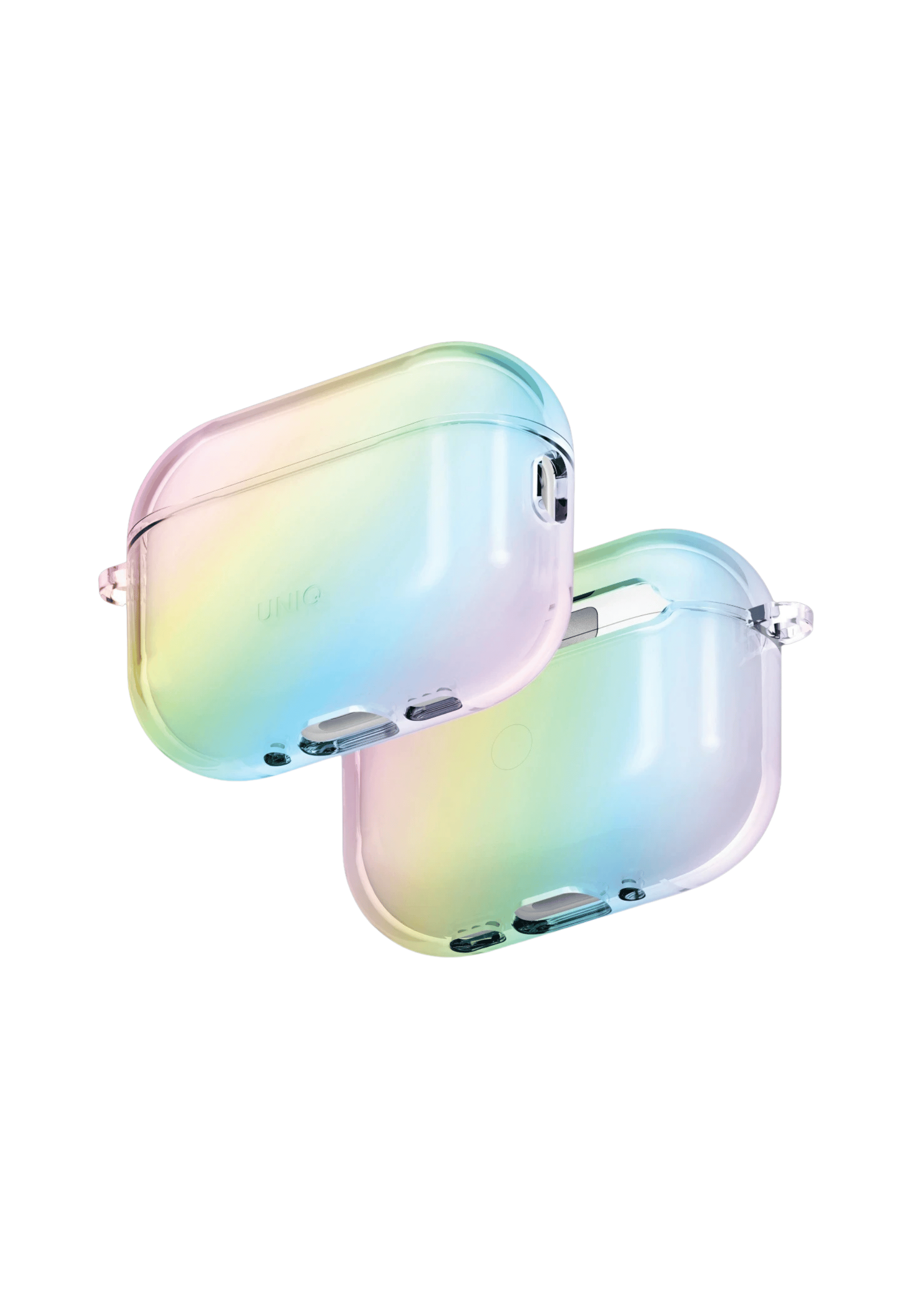 Uniq AirPods Pro 3 (3. Nesil) Iridescia Hang Serisi Askılı Şeffaf