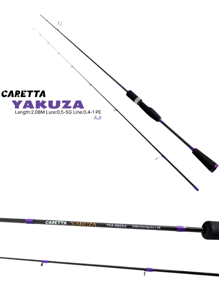 Caretta Yakuza Aji 0.5-5g 2.08m 0.4-1 Pe Lrf Olta Kamışı