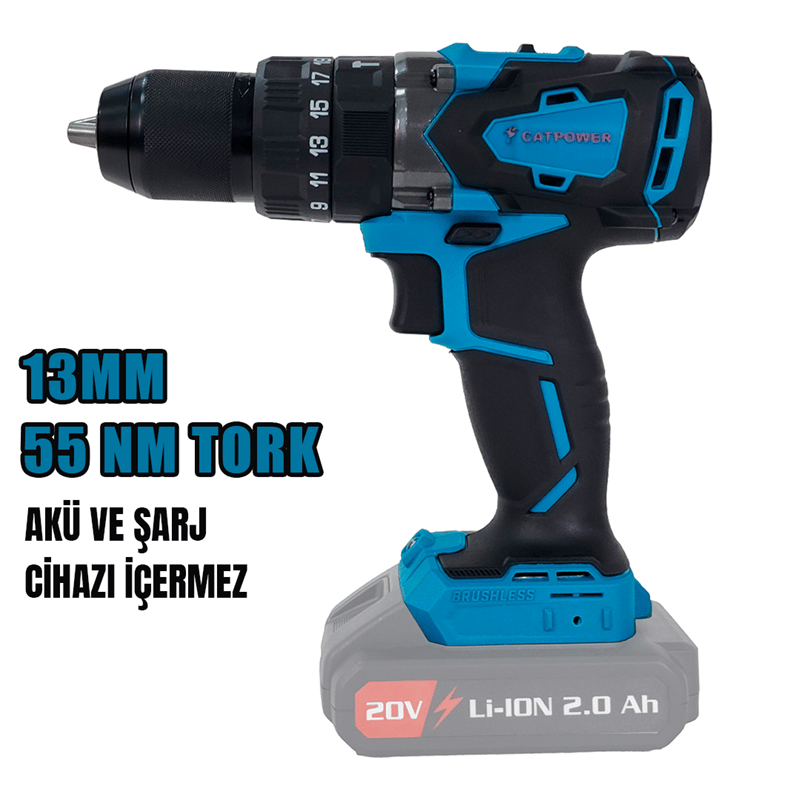 Catpower 4101 Akülü Darbeli Vidalama Seti