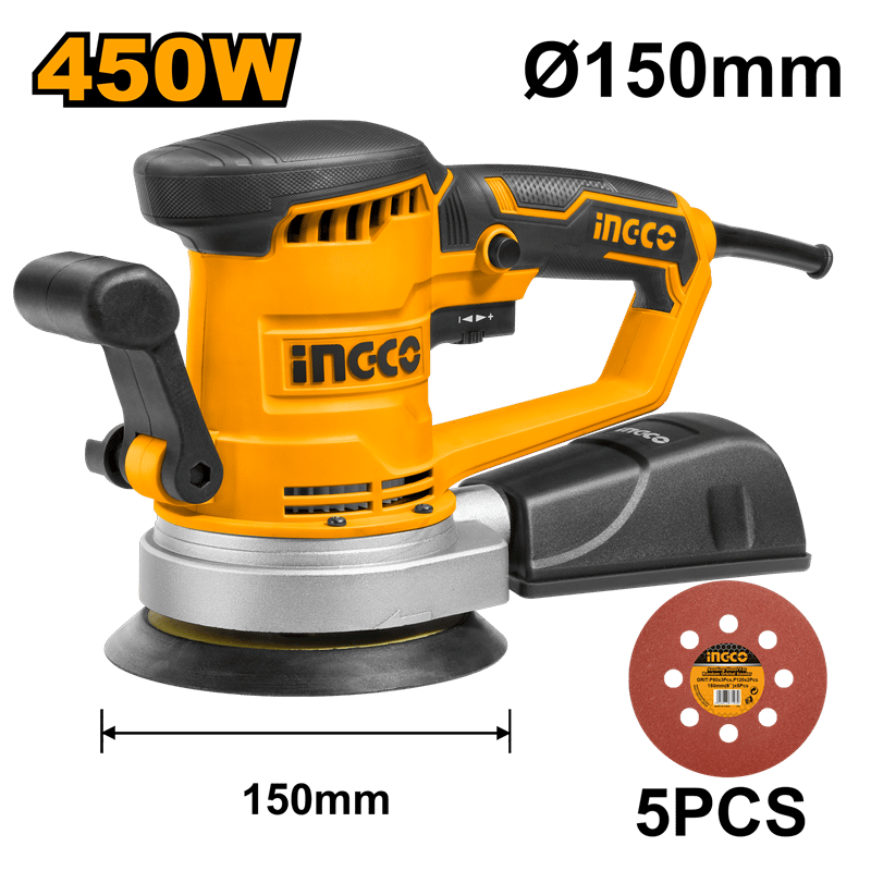 Ingco Orbital Zımpara Makinesi 450 Watt